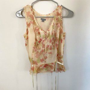Ann Taylor Petite Floral Blouse